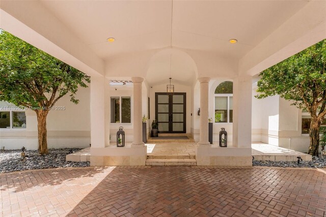 9532 SW 124th Ter, Miami, FL 33176 - view of exterior entry with stucco siding