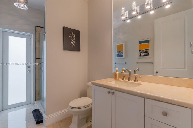 9532 SW 124th Ter, Miami, FL 33176 - full bath with vanity, a stall shower, and tile patterned floors
