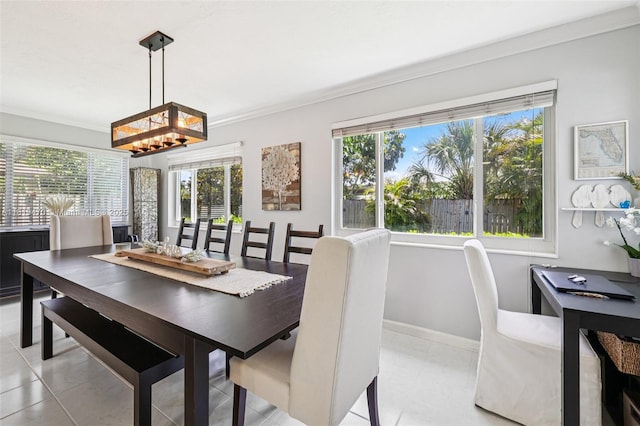 2375 NW 81st Ave, Sunrise, FL 33322 - dining space with ornamental molding and baseboards