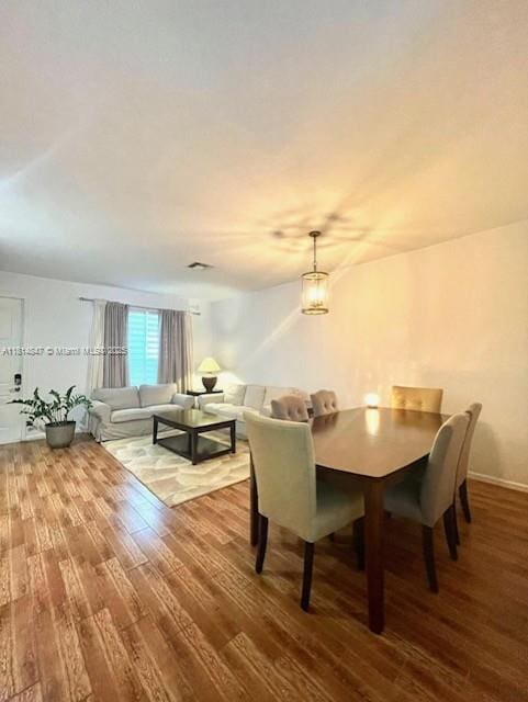 18796 SW 27th Ct, Miramar, FL 33029 - dining area with wood finished floors