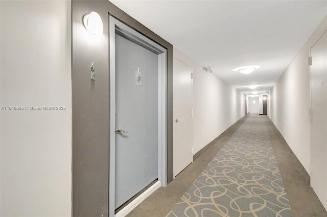 3015 N Ocean Blvd Unit 4K, Fort Lauderdale, FL 33308 - hallway with concrete floors