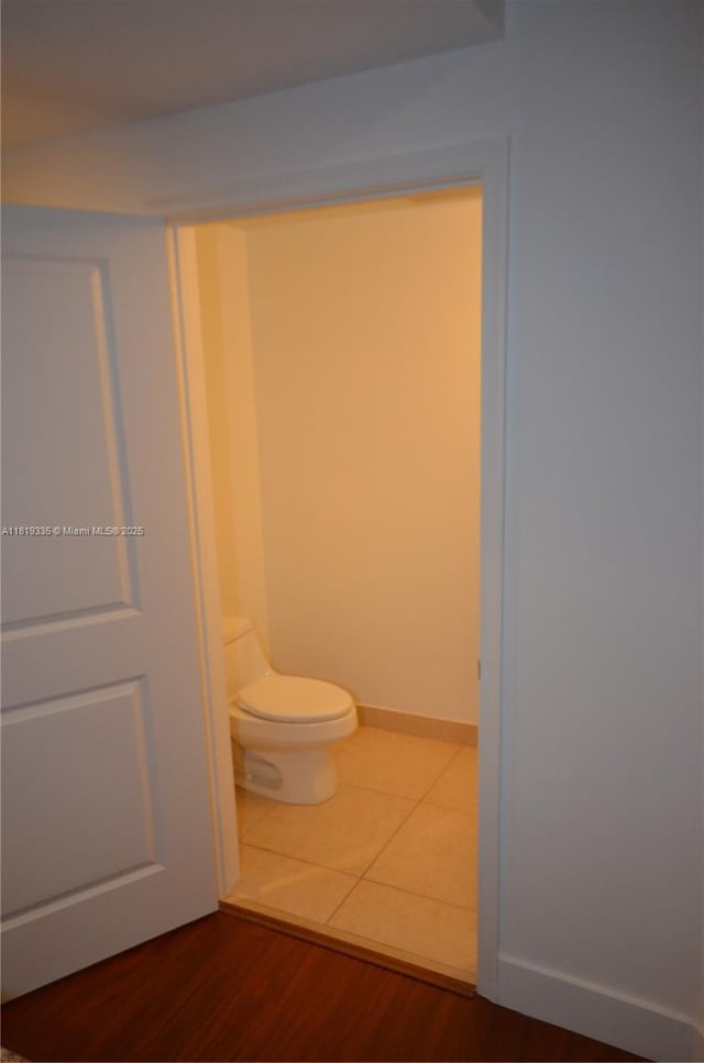 400 N Federal Hwy Unit 302S, Boynton Beach, FL 33435 - bathroom with toilet and wood finished floors
