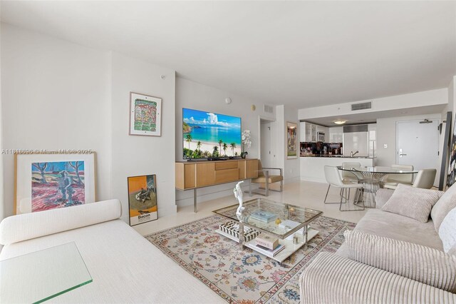 6801 Collins Ave Unit 1401, Door Number Miami Beach, FL 33141 - view of living room