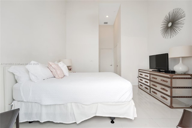 485 Brickell Ave Unit 4004, Miami, FL 33131 - bedroom with tile patterned floors