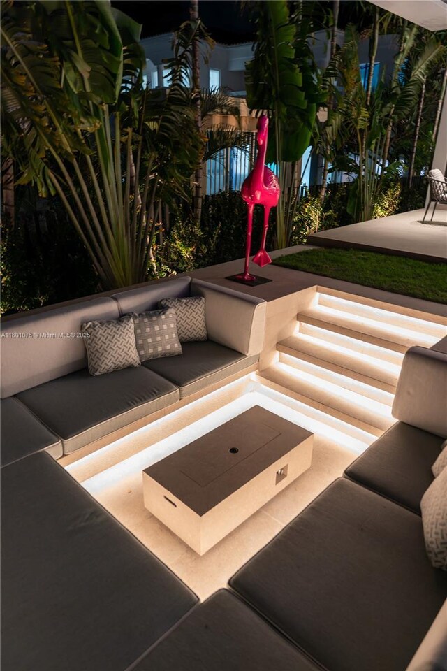 375 N Hibiscus Dr, Miami Beach, FL 33139 - view of patio / terrace with an outdoor hangout area