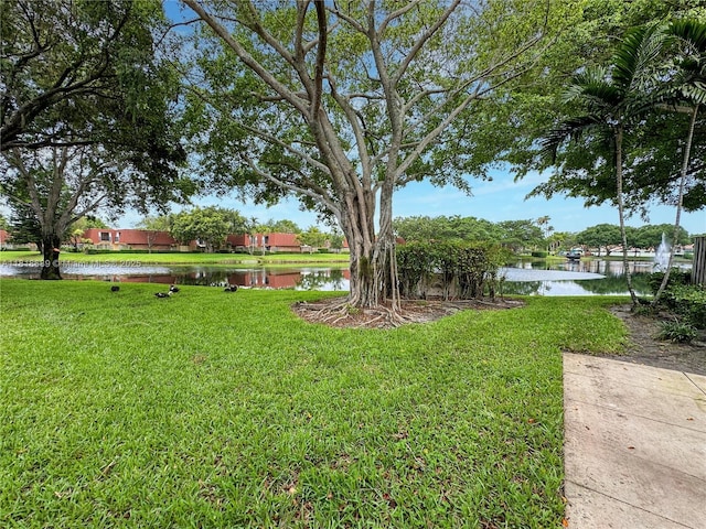9920 NW 6th Pl Unit 9920, Plantation, FL 33324 - view of green lawn featuring a water view