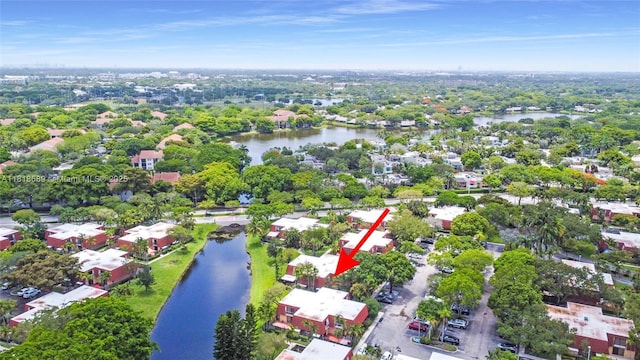 9920 NW 6th Pl Unit 9920, Plantation, FL 33324 - aerial view of property and surrounding area with a large body of water and nearby suburban area