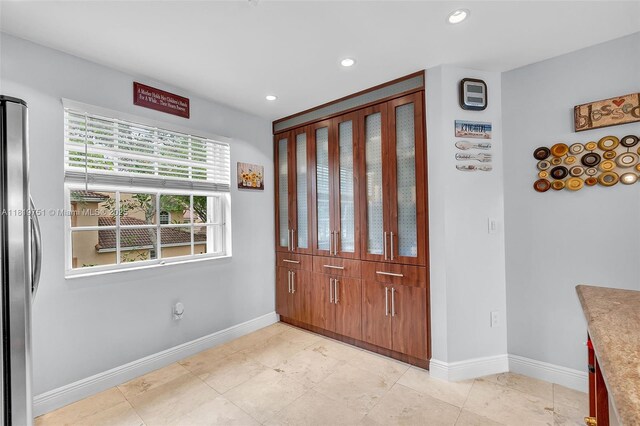 14621 Balgowan Rd Unit 206-3, Miami Lakes, FL 33016 - entryway featuring baseboards and recessed lighting