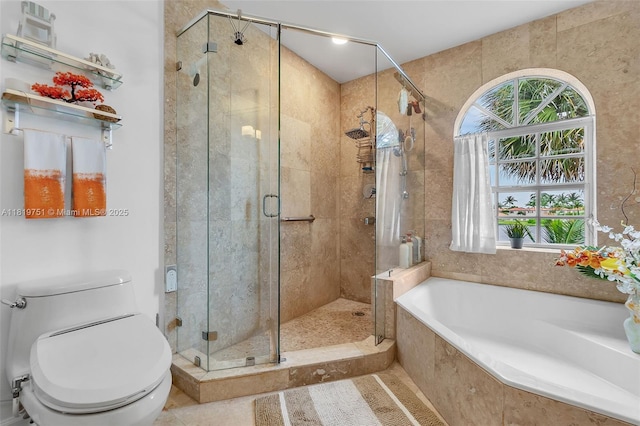 14621 Balgowan Rd Unit 206-3, Miami Lakes, FL 33016 - full bathroom with healthy amount of natural light, a bath, and a shower stall