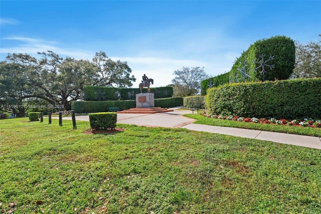 3320 Maple Ln, Davie, FL 33328 - view of community featuring a lawn