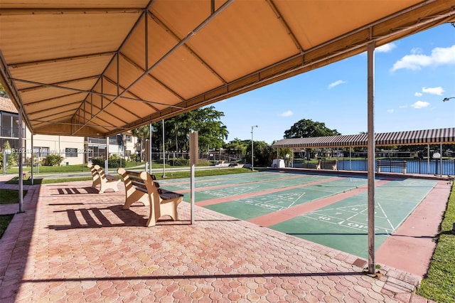 301 Cambridge Rd Unit 302, Hollywood, FL 33024 - view of home's community featuring shuffleboard
