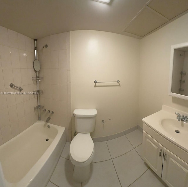 301 Cambridge Rd Unit 302, Hollywood, FL 33024 - full bath with vanity, tile patterned flooring, and  shower combination