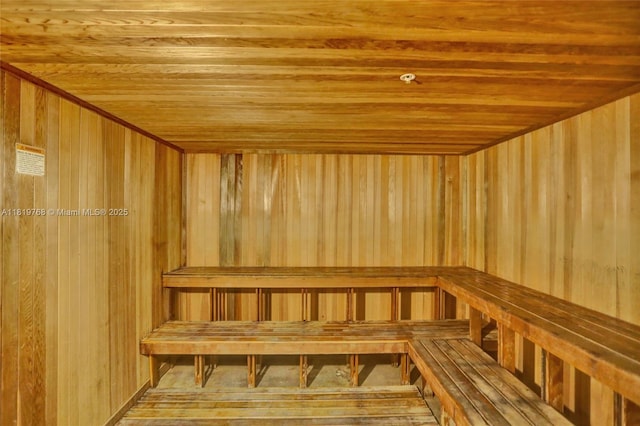 2950 NE 188th St Unit 225, Aventura, FL 33180 - sauna / steam room with wooden ceiling and wooden walls