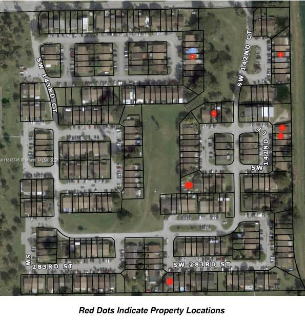 28152 SW 142nd Ct, Homestead, FL 33033 - map / location with property parcel outlined