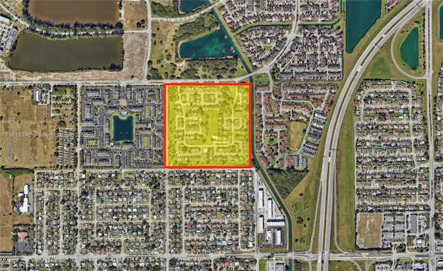 28152 SW 142nd Ct, Homestead, FL 33033 - map / location featuring property boundaries highlighted