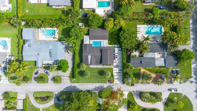 7570 SW 60th St, Miami, FL 33143 - drone / aerial view of a pool