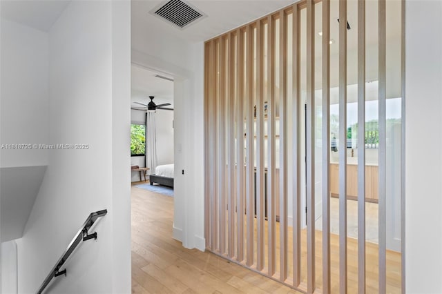 7570 SW 60th St, Miami, FL 33143 - hall with light wood-style flooring