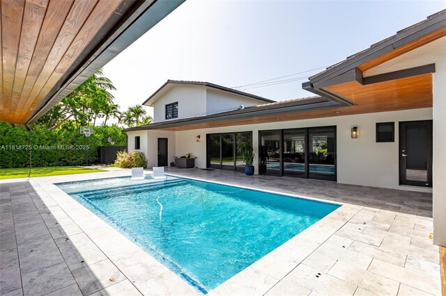 7570 SW 60th St, Miami, FL 33143 - view of pool featuring a patio area