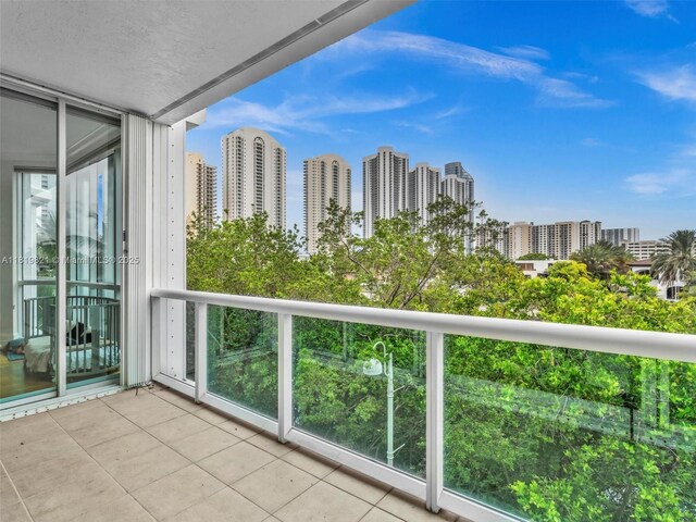 16500 Collins Ave Unit Th-10, Sunny Isles Beach, FL 33160 - balcony with a view of skyline