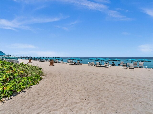 16500 Collins Ave Unit Th-10, Sunny Isles Beach, FL 33160 - water view featuring nearby beach