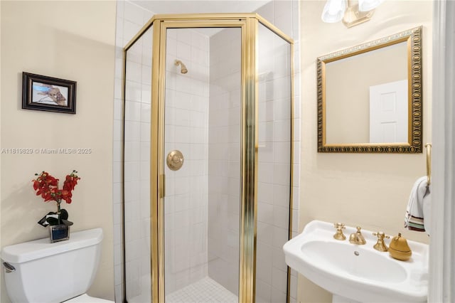1270 Mariola Ct, Coral Gables, FL 33134 - full bath with toilet, a sink, and a shower stall