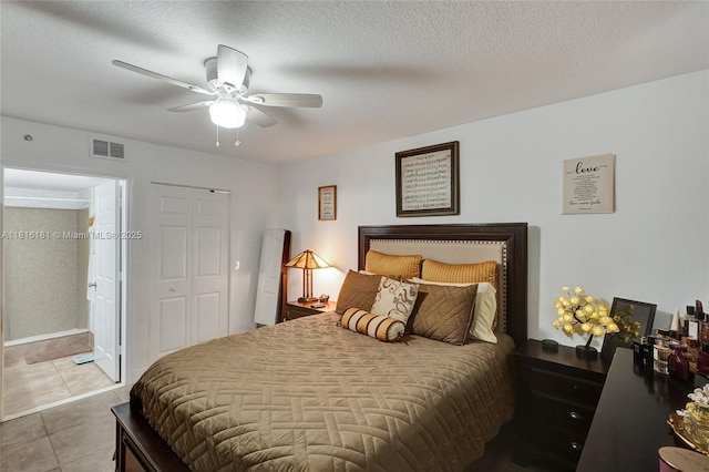 15400 SW 284th St Unit 1204, Homestead, FL 33033 - tiled bedroom featuring ensuite bath and ceiling fan