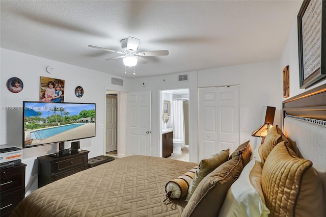 15400 SW 284th St Unit 1204, Homestead, FL 33033 - bedroom featuring connected bathroom and ceiling fan