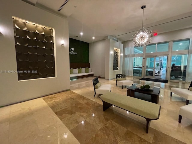 9055 SW 73rd Ct Unit 703, Miami, FL 33156 - lobby with recessed lighting