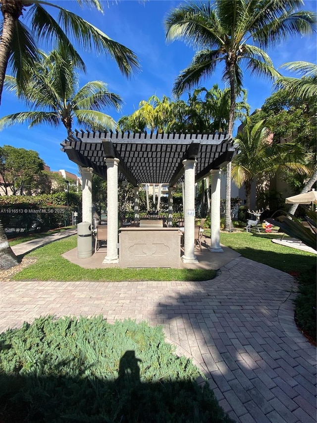 9301 SW 92nd Ave Unit A320, Miami, FL 33176 - view of property's community featuring a pergola