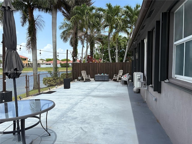 16419 SW 84th St, Miami, FL 33193 - view of patio / terrace featuring a water view