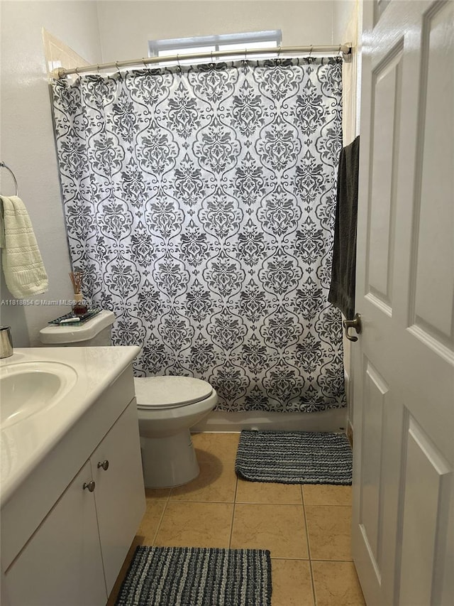 16419 SW 84th St, Miami, FL 33193 - bathroom featuring vanity, tile patterned flooring, and a shower with curtain