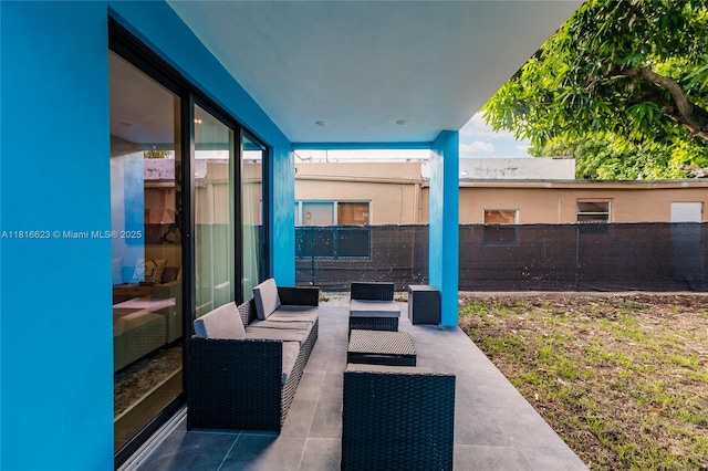 3645 SW 3rd St, Miami, FL 33135 - view of patio / terrace with an outdoor hangout area