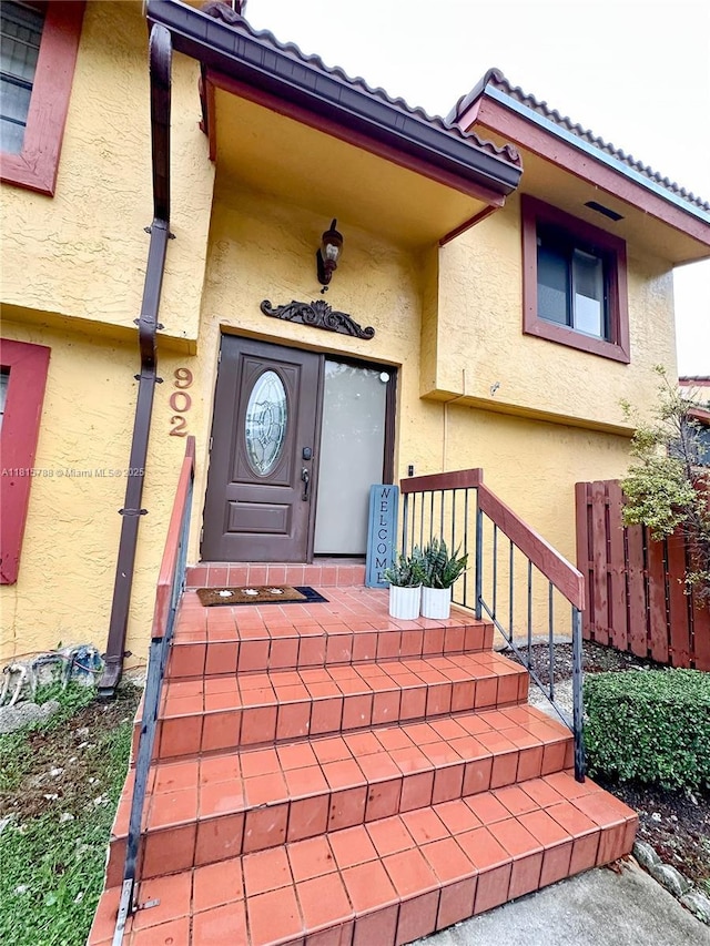 5975 SW 137th Ave Unit 902, Miami, FL 33183 - property entrance featuring stucco siding