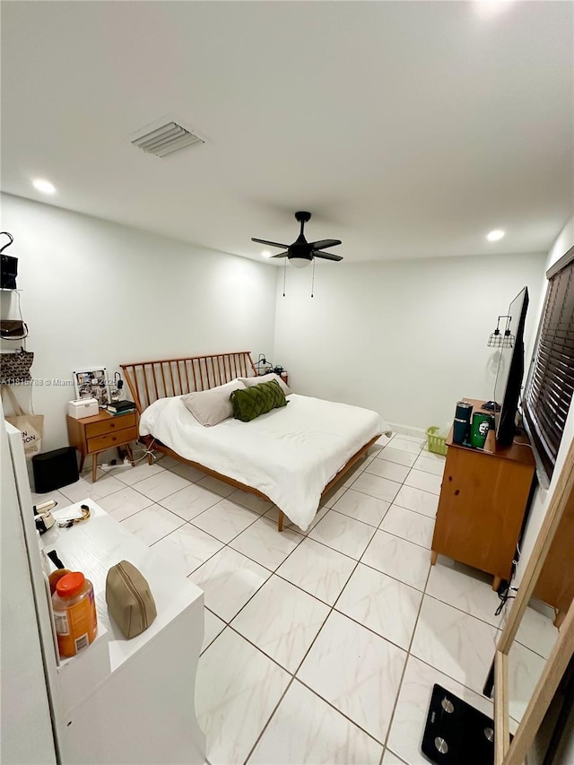 5975 SW 137th Ave Unit 902, Miami, FL 33183 - bedroom with ceiling fan and recessed lighting