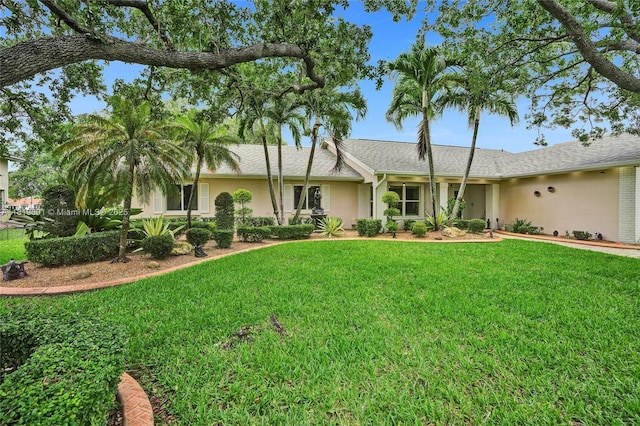 411 NW 201st Ave, Pembroke Pines, FL 33029 - single story home featuring stucco siding and a front yard