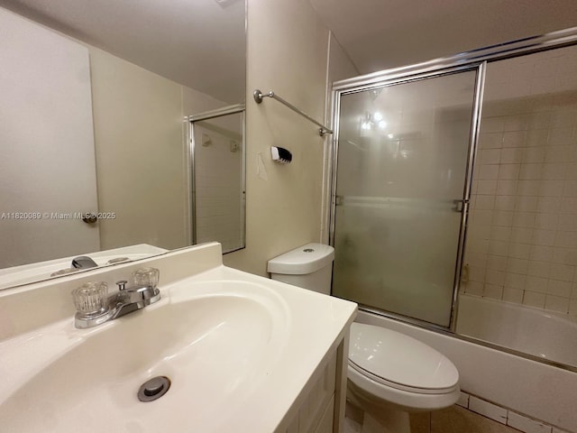 523 Trace Cir Unit 105, Deerfield Beach, FL 33441 - bathroom with vanity and combined bath / shower with glass door