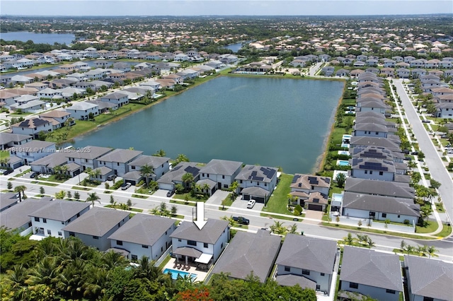 17540 SW 46th St, Miramar, FL 33029 - aerial perspective of suburban area with a large body of water