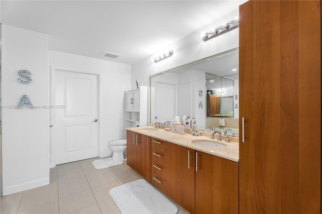 1945 S Ocean Dr Unit 2209, Hallandale Beach, FL 33009 - full bath with tile patterned floors and double vanity