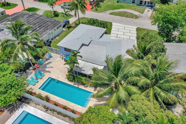 14925 NE 7th Ave, Miami, FL 33161 - drone / aerial view of a pool area