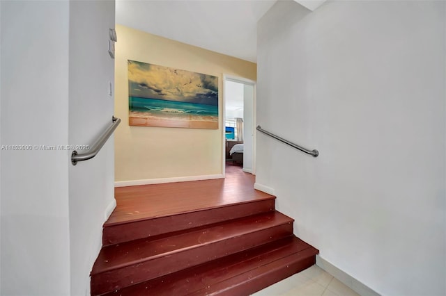 14925 NE 7th Ave, Miami, FL 33161 - stairs featuring baseboards