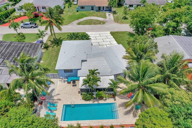 14925 NE 7th Ave, Miami, FL 33161 - aerial view of residential area with a pool area