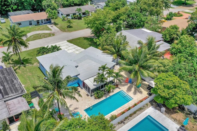 14925 NE 7th Ave, Miami, FL 33161 - bird's eye view of a pool area