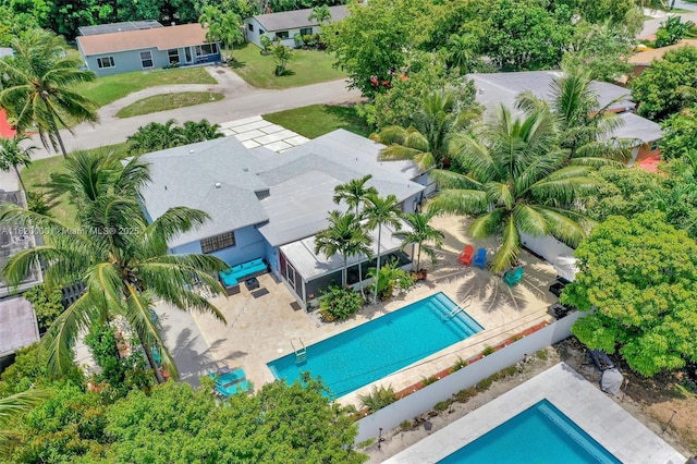 14925 NE 7th Ave, Miami, FL 33161 - view from above of property with a pool area