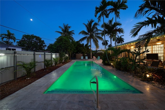 14925 NE 7th Ave, Miami, FL 33161 - view of pool featuring a fenced backyard and a patio