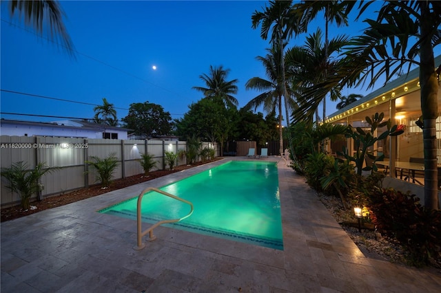 14925 NE 7th Ave, Miami, FL 33161 - view of pool with a fenced backyard and a patio