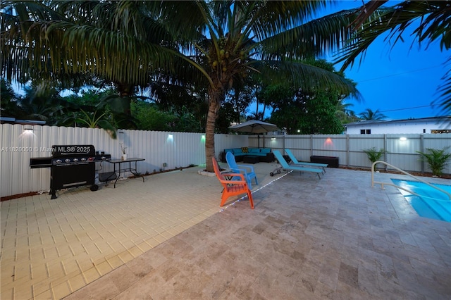 14925 NE 7th Ave, Miami, FL 33161 - fenced backyard with a patio