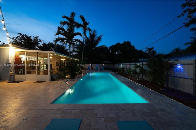 14925 NE 7th Ave, Miami, FL 33161 - view of pool with a patio area and a fenced backyard