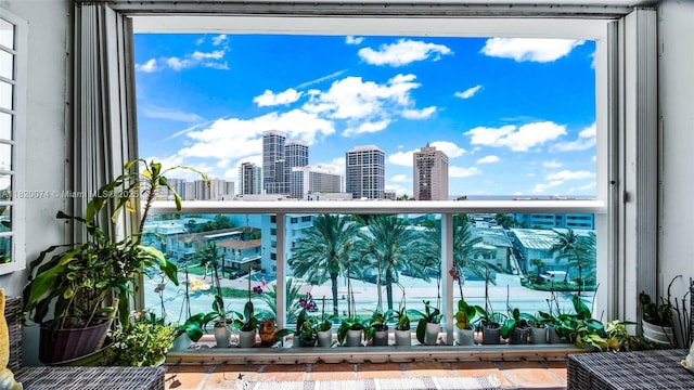 6770 Indian Creek Dr Unit 7B, Miami Beach, FL 33141 - balcony featuring a view of skyline