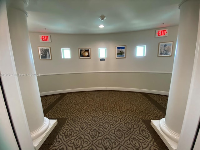 610 Clematis St Unit 721, West Palm Beach, FL 33401 - carpeted empty room featuring recessed lighting