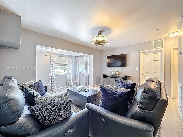 1301 SW 33rd Ter, Fort Lauderdale, FL 33312 - living area with light tile patterned floors and baseboards